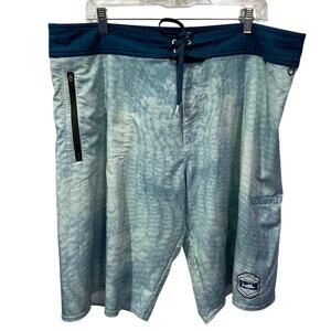 PELAGIC Argonaut Camouflage Board Shorts Blue Men’s 38